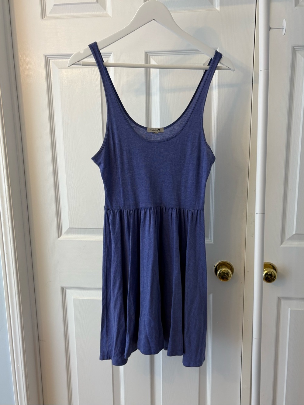 3/$30 Aritzia Tulala Sleeveless Blue Scoop Neck Sundress Size Small - Picture 2 of 10